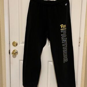 Blue84 Pitt Panthers Black Sweatpants